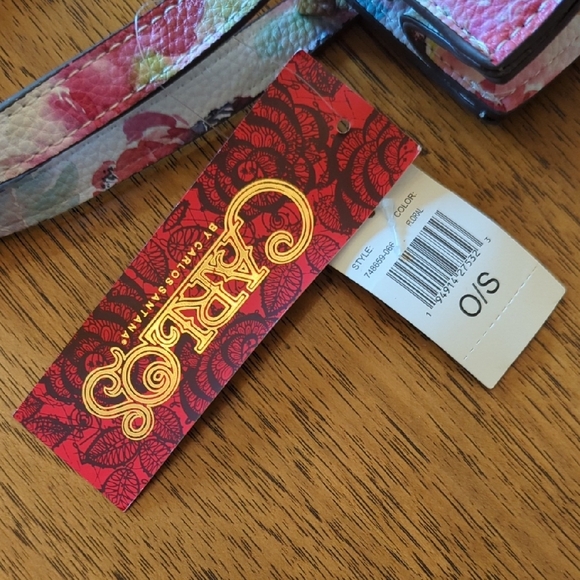 NWT Carlos Santa Floral Medium Purse Crossbody Bag - Picture 8 of 11